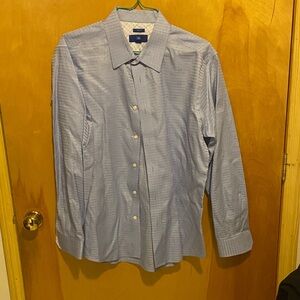 Egara Light Blue Patterned Dress Shirt